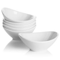 Taças pequenas Teocera 12cl de porcelana, conjunto de 6 para sobremesa branca Taças pequenas Teocera 12cl de porcelana, conjunto de 6 para sobremesa branca