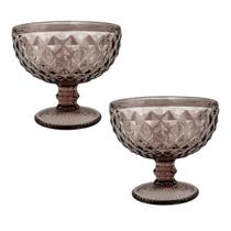 Taças Sobremesa Vidro 2 Peças Sorvete Doces 350ml Mesa Posta Taças Sobremesa Vidro 2 Peças Sorvete Doces 350ml Mesa Posta