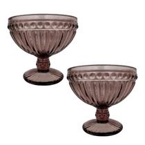 Taças Sobremesa Vidro 2 Peças Sorvete Doces 350ml Mesa Posta