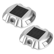 Tacha Solar Refletiva Olho de Gato Kit 2 Uni Sinalizaçao Viaria Estrada Obra Rodovia Segurança Iluminaçao Veiculos Tacha Solar Refletiva Olho de Gato Kit 2 Uni Sinalizaçao Viaria Estrada Obra Rodovia Segurança Iluminaçao Veiculos