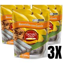 Tachão De Ubatuba Kit C/3 Bananinha Bananada Com Canela Doce De Banana 200g Tachão De Ubatuba Kit C/3 Bananinha Bananada Com Canela Doce De Banana 200g