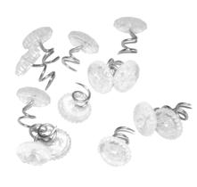 Tachas de estofamento Headliner Pins Attmu 60 unidades Clear Heads