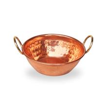 Tachinho em cobre c/ Alças Douradas 9 cm Tachinho em cobre c/ Alças Douradas 9 cm