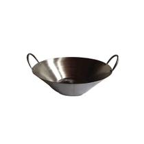 Tacho Aço Inox Beira Alta Chapa 2MM Fritura 41cm 2 Alças Inox Jamar