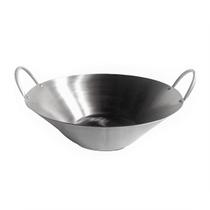 Tacho Aço Inox Beira Alta Chapa 2Mm Fritura Cozinha 36Cm