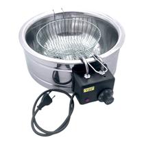 Tacho Aço Inox Fritadeira Industrial Elétrica 8 Litros 127V Tacho Aço Inox Fritadeira Industrial Elétrica 8 Litros 127V