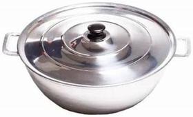 Tacho alumínio batido c/ tampa n 30