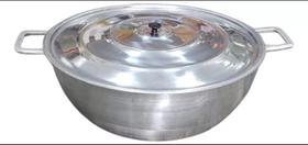 Tacho alumínio batido n 40 c/ tampa leve Tacho alumínio batido n 40 c/ tampa leve