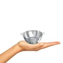 Tacho Aluminio Polido Fundido Grosso Pequeno Miniatura N12 Cm 500 ml