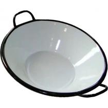 Tacho branco esmaltado n 18 10l 58x46x15