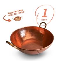 Tacho de cobre 1 Litro com alças de Bronze Tacho de cobre 1 Litro com alças de Bronze