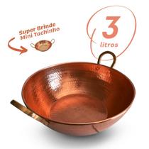 Tacho de cobre 3 Litros com alças de Bronze Tacho de cobre 3 Litros com alças de Bronze