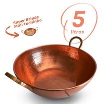 Tacho de cobre 5 Litros com alças de Bronze Tacho de cobre 5 Litros com alças de Bronze