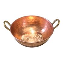 Tacho De Cobre 5 Litros P/ Doces + Mini Tacho Brinde Cobre