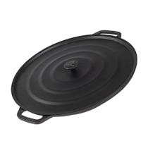 Tacho De Ferro Fundido Duas Alças 44 Cm Com Tampa Santana