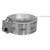 Tacho de Fritura Elétrico 6 Litros 3500W Metvisa Inox - TFE6 Tacho de Fritura Elétrico 6 Litros 3500W Metvisa Inox - TFE6