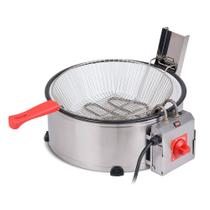 Tacho de Fritura Elétrico 7,5 Litros Bacia Esmaltada Marchesoni Tacho de Fritura Elétrico 7,5 Litros Bacia Esmaltada Marchesoni