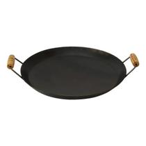 Tacho Disco Arado Paella 45cm Aço Carbono 2mm Cabo Madeira Tacho Disco Arado Paella 45cm Aço Carbono 2mm Cabo Madeira