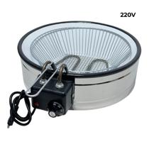 Tacho Esmaltado Fritadeira Elétrica Industrial 7 Litros Óleo
