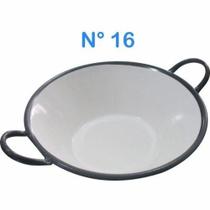 Tacho Esmaltado N16 P/ Frituras Pastel Salgados Kibe'S Porções 7 Litro BONI Tacho Esmaltado N16 P/ Frituras Pastel Salgados Kibe'S Porções 7 Litro BONI