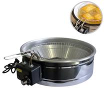 Tacho Fritadeira Elétrica Industrial Redondo 7L Inox 110V Tacho Fritadeira Elétrica Industrial Redondo 7L Inox 110V
