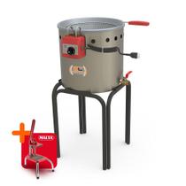 Tacho Fritador 3500W Industrial Elétrico PR-90E Água e Óleo 12L Progás 220V e Cortador de Legumes