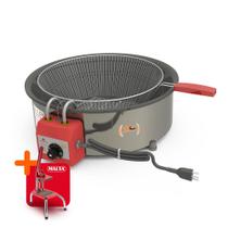 Tacho Fritador de Mesa Elétrico 14L Óleo PR-14E 220V Progás e Cortador de Legumes