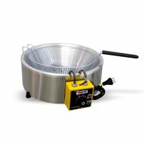 Tacho Fritador Elétrico 3 Litros Inox ComTermostato ZP03E Tacho Fritador Elétrico 3 Litros Inox ComTermostato ZP03E