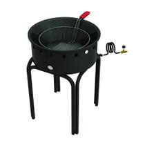 Tacho Fritador Inox Gas De Mesa Epoxi Pr-14g 14L Alta Pressao - Progas