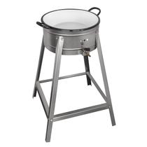 Tacho Fritador Pasteleiro 40cm 6 Litros Oleo Inox Cefaz Tacho Fritador Pasteleiro 40cm 6 Litros Oleo Inox Cefaz