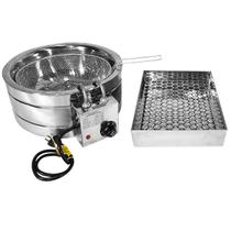 Tacho Fritura Fritadeira Elétrica 8 Litros Inox 3000W C/ Sec - Ipe cozinhas