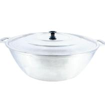 Tacho Panela Restaurante Alça Alumínio Fundido Polido 45cm Tacho Panela Restaurante Alça Alumínio Fundido Polido 45cm