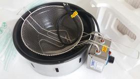 Tacho para fritura profissional tacho elétrico fritadeira elétrica 4 litros - DUVOLT METAIS