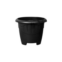 Tacho Redondo Grande Preto - 9 Litros - Plasmont