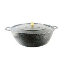 Tacho Restaurante Alça De Alumínio Preto 45Cm Tacho Restaurante Alça De Alumínio Preto 45Cm