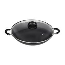 Tacho Wok Alumínio Antiaderente Tampa de Vidro 32CM 2,5L Jamar Tacho Wok Alumínio Antiaderente Tampa de Vidro 32CM 2,5L Jamar