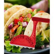 Taco Aço Inoxidável Taco Torradeira Com Cabo De Resina Taco Aço Inoxidável Taco Torradeira Com Cabo De Resina