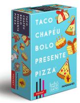 Taco Chapéu Bolo Presente Pizza - Jogo De Carta Papergames