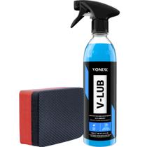 Taco Clay Bar JS VLub Vonixx Descontaminação Automotiva com Lubrificante Clay Bar