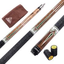 Taco de sinuca CUESOUL 58 polegadas 19 oz, maple 1/2, kit com ponta de 11,5 mm/13 mm peso ajustável