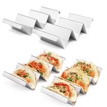 Taco Holders ARTTHOME, seguro para forno de aço inoxidável, 4 pacotes - ARTTHOME.