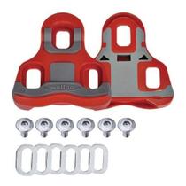 Taco Para Pedal Look Kéo - Wellgo Rc7b (6º) Pro Vermelho