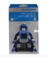 Taco / taquinho shimano p/pedal speed sm-sh12 azul c/ flutuacao