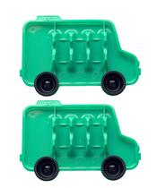 Taco Truck Plate Evriholder, pacote com 2, verde, com 4 xícaras de salsa Taco Truck Plate Evriholder, pacote com 2, verde, com 4 xícaras de salsa