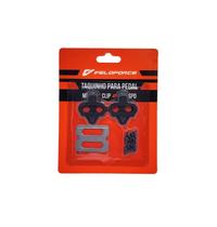 Taco Veloforce SPD multidirecional para pedal clip SH preto