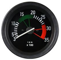 Tacômetro Contagiro 12V 3500RPM 100mm P/ Caminhão Mercedes Benz 1313 1316 1517 Ônibus 352 355 370 - TUROTEST