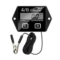 Tacômetro Digital Indutivo Para Motocicletas Com Medidor De Horas Do Motor Resetável E Luz De Fundo Tacômetro Digital Indutivo Para Motocicletas Com Medidor De Horas Do Motor Resetável E Luz De Fundo