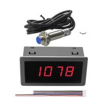 Tacômetro Digital Medidor De Rpm Para Painel Com Sensor Hall