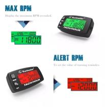 Tacômetro Digital Medidor De Rpm Para Painel Com Sensor Hall - RUNLEADER