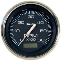 Tacômetro Faria Beede Chesapeake 33732 em aço inoxidável 6000RPM Tacômetro Faria Beede Chesapeake 33732 em aço inoxidável 6000RPM